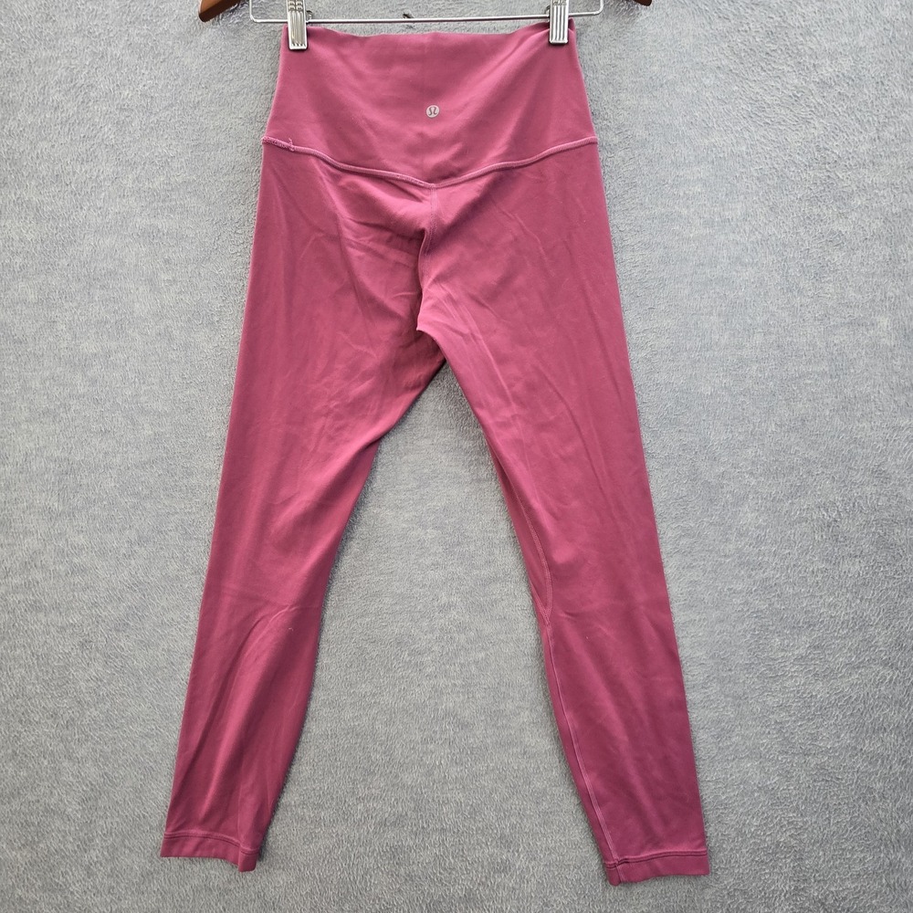 Lululemon Women Activewear Pants 6 Pink Align HR Legging LW5CT3S Slim 24" READ - Picture 11 of 12
